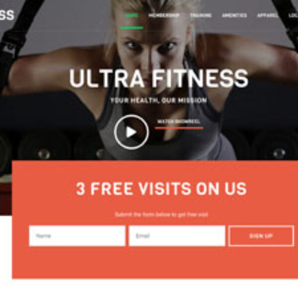 FitLead Personal Trainer Website